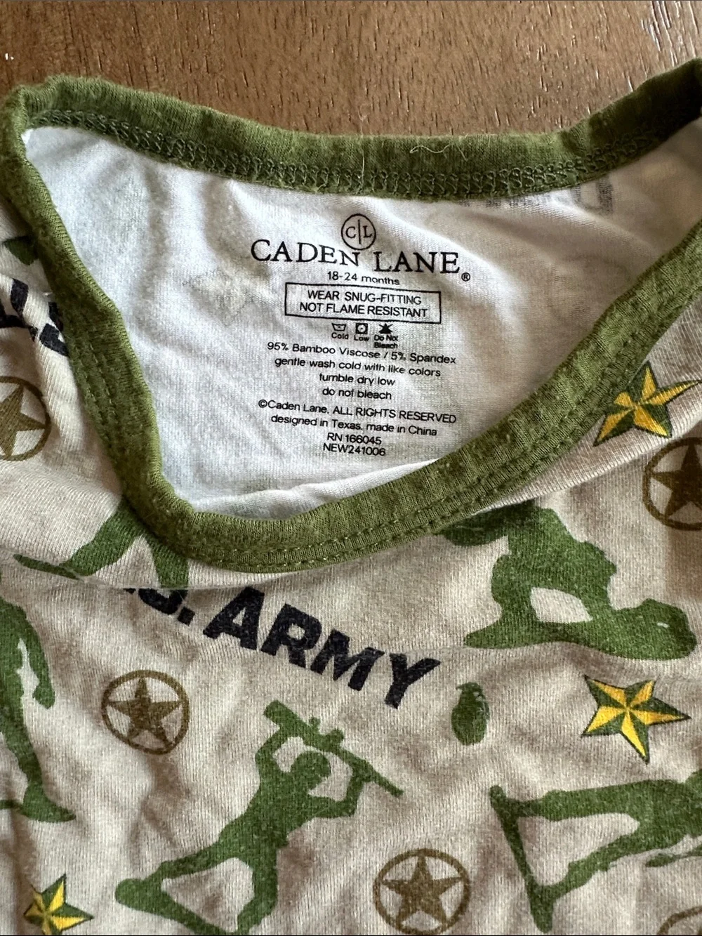 Caden Lane Army Pajamas